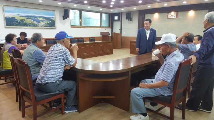 내가면 바르게살기위원회 회의 참석