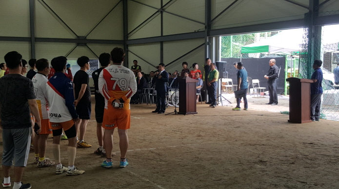 제1회 두운족구 회장배 족구대회 방문 및 격려