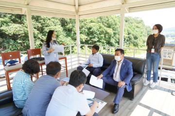 군립 치매전담형 휴머니티센터 현장(예정지) 답사