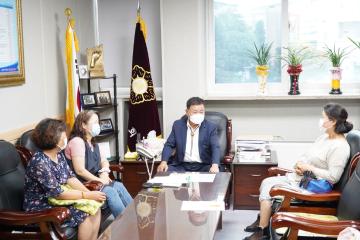 강화 여성의 전화 의장실 방문