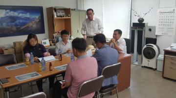 불은면 숲속의 자연휴양림 현안사항 논의