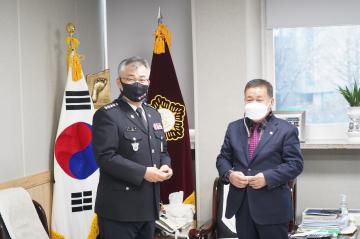 인천해양경찰서장 의장실 방문