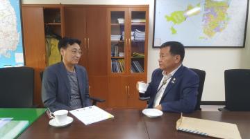 인천시청 방문 및 군 현안사항 건의