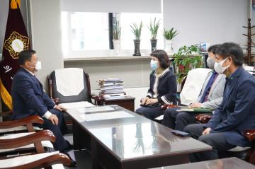 강화교육지원청장과의 간담회