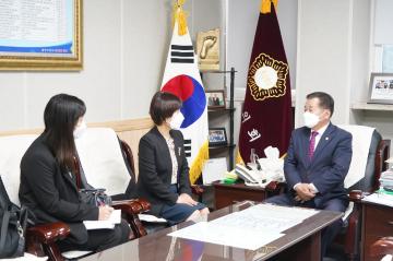 국민건강보험공단 인천서부지사장 의장실 방문