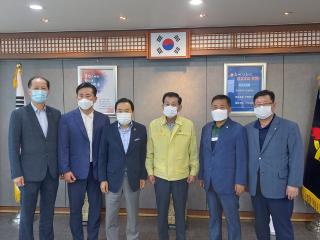 인천시의회 신은호 의장 및 시의원 강화군 방문