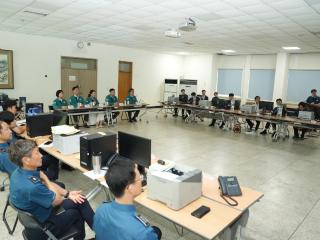 강화경찰서 을지훈련 상황실 방문